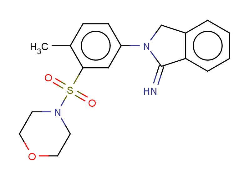 2-[4-methyl-3-(morpholine-4-sulfonyl)phenyl]-2,3-dihydro-1H-isoindol-1-imine
