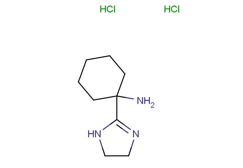 1-(4,5-dihydro-1H-imidazol-2-yl)cyclohexan-1-amine dihydrochloride