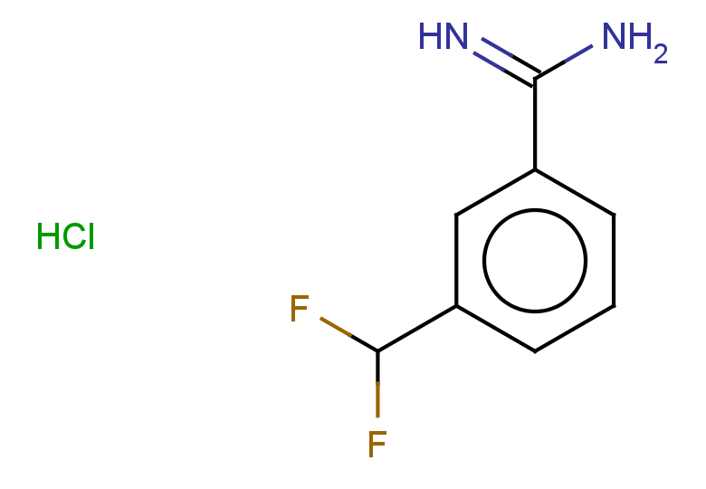 3-(difluoromethyl)benzene-1-carboximidamide hydrochloride