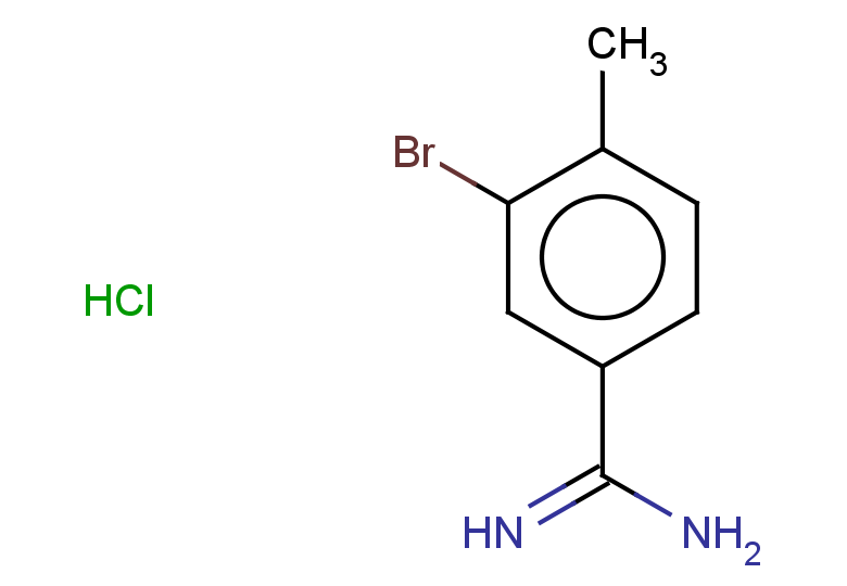 3-bromo-4-methylbenzene-1-carboximidamide hydrochloride
