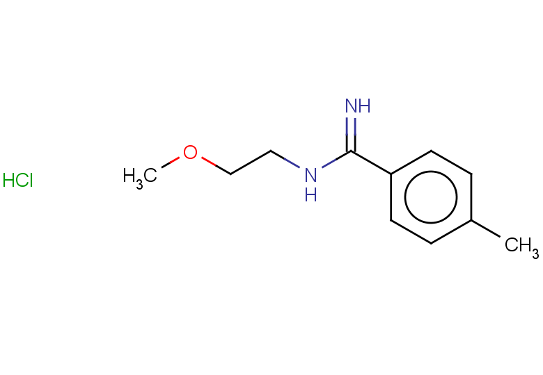 N-(2-methoxyethyl)-4-methylbenzene-1-carboximidamide hydrochloride