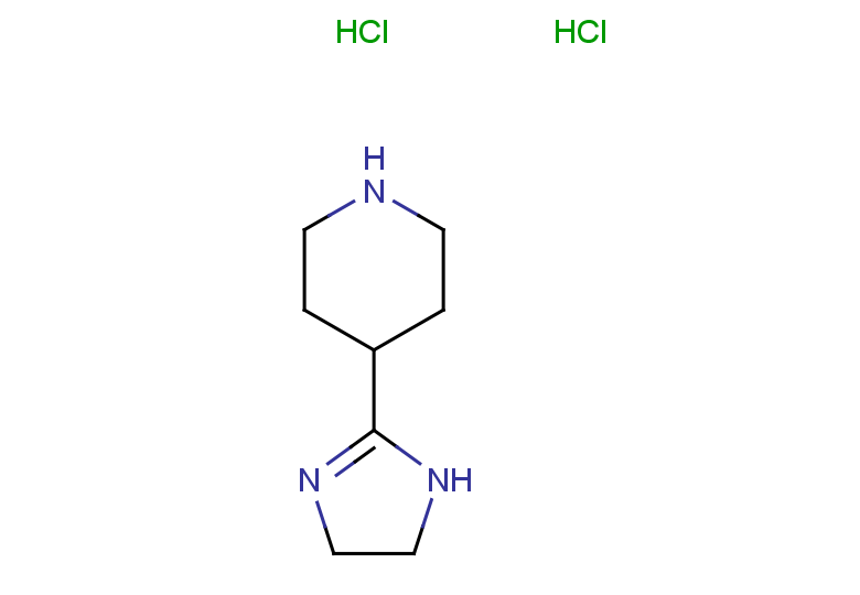 4-(4,5-dihydro-1H-imidazol-2-yl)piperidine dihydrochloride