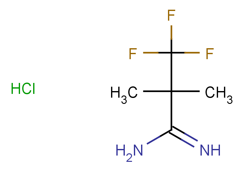 3,3,3-trifluoro-2,2-dimethylpropanimidamide hydrochloride