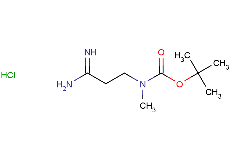 tert-butyl N-(2-carbamimidoylethyl)-N-methylcarbamate hydrochloride