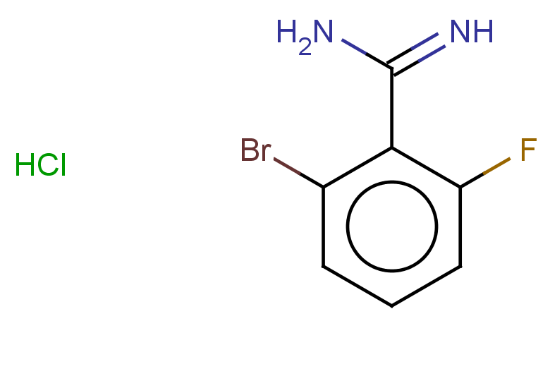 2-bromo-6-fluorobenzene-1-carboximidamide hydrochloride