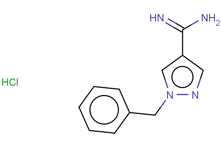 1-benzyl-1H-pyrazole-4-carboximidamide hydrochloride