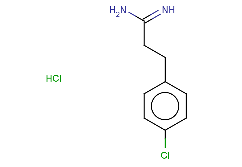 3-(4-chlorophenyl)propanimidamide hydrochloride