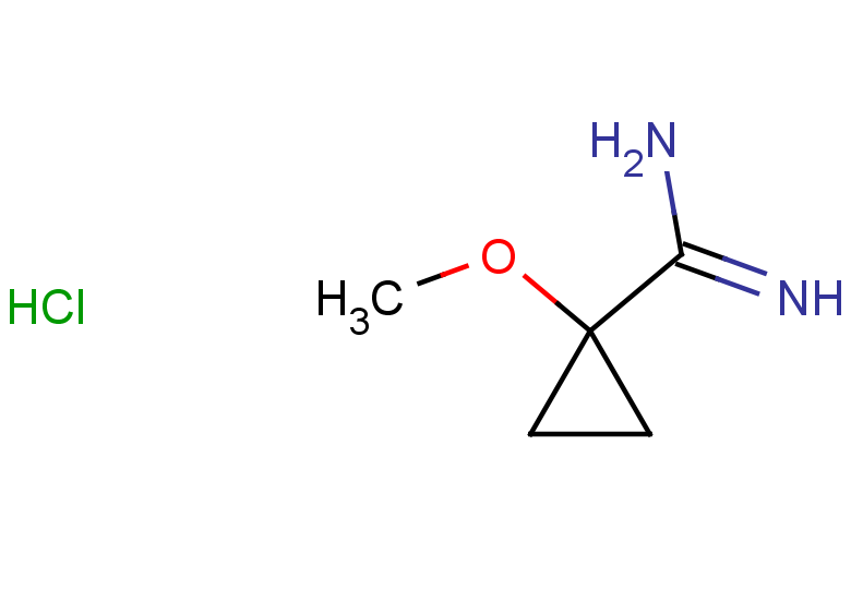 1-methoxycyclopropane-1-carboximidamide hydrochloride