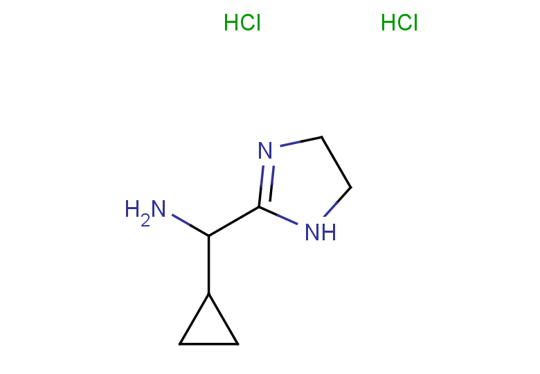 cyclopropyl(4,5-dihydro-1H-imidazol-2-yl)methanamine dihydrochloride