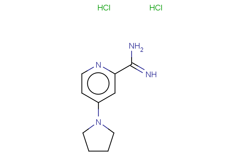 4-(pyrrolidin-1-yl)pyridine-2-carboximidamide dihydrochloride
