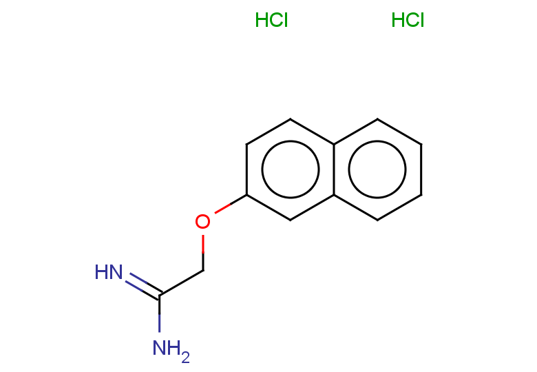 2-(naphthalen-2-yloxy)ethanimidamide dihydrochloride