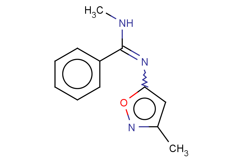 N-methyl-N'-(3-methyl-1,2-oxazol-5-yl)benzenecarboximidamide