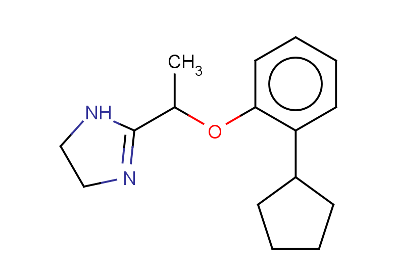 2-[1-(2-cyclopentylphenoxy)ethyl]-4,5-dihydro-1H-imidazole