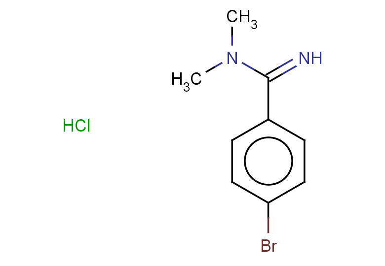 4-bromo-N,N-dimethylbenzene-1-carboximidamide hydrochloride