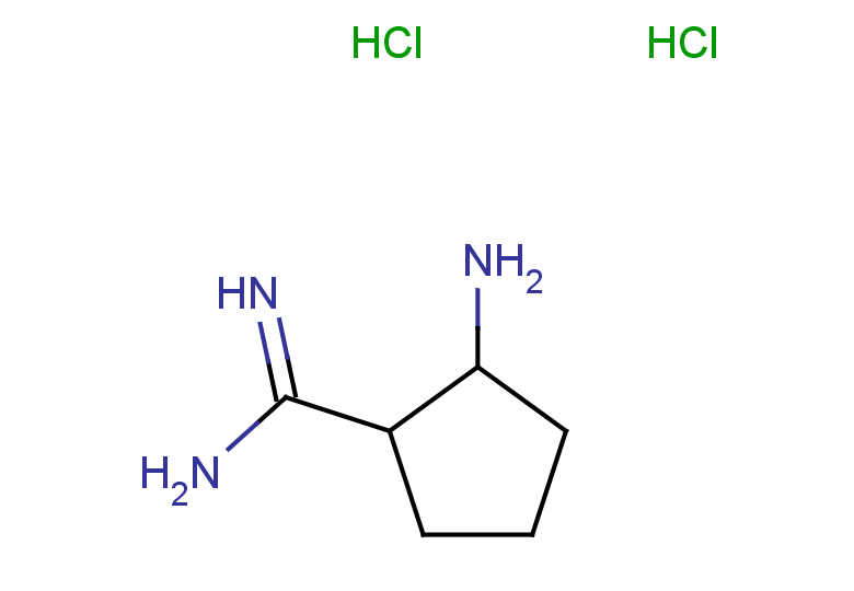 2-aminocyclopentane-1-carboximidamide dihydrochloride