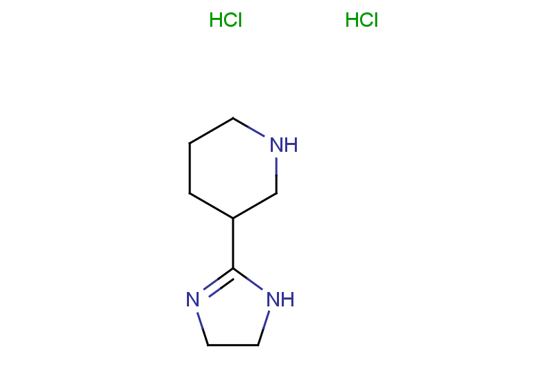 3-(4,5-dihydro-1H-imidazol-2-yl)piperidine dihydrochloride