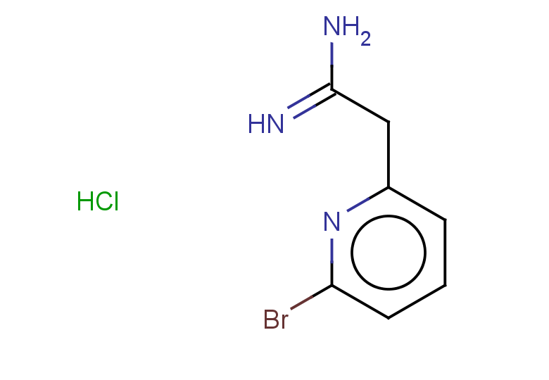 2-(6-bromopyridin-2-yl)ethanimidamide hydrochloride