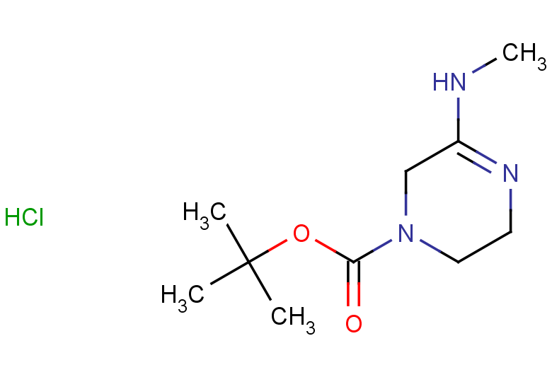 tert-butyl 5-(methylamino)-1,2,3,6-tetrahydropyrazine-1-carboxylate hydrochloride