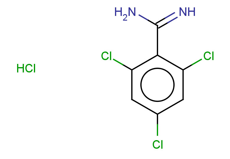 2,4,6-trichlorobenzene-1-carboximidamide hydrochloride