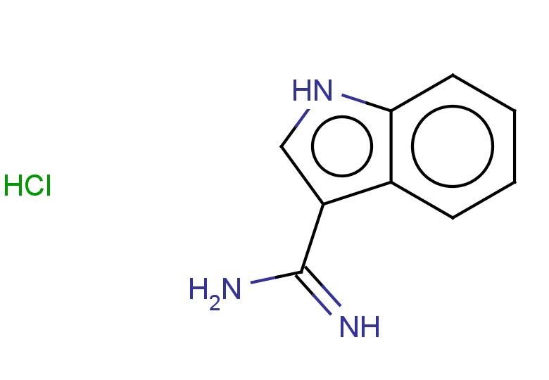 1H-indole-3-carboximidamide hydrochloride