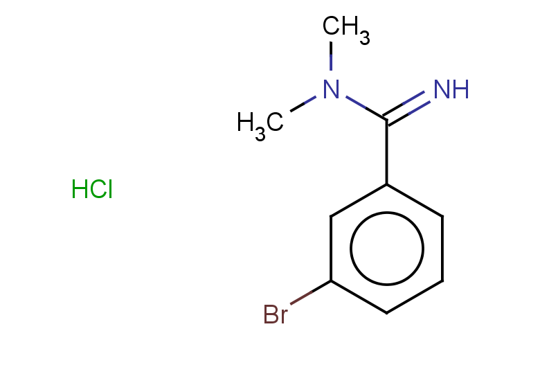 3-bromo-N,N-dimethylbenzene-1-carboximidamide hydrochloride