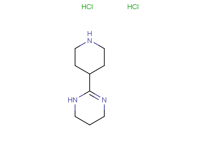 2-(piperidin-4-yl)-1,4,5,6-tetrahydropyrimidine dihydrochloride