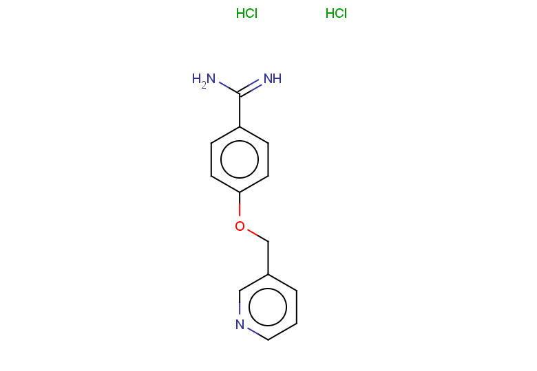 4-(pyridin-3-ylmethoxy)benzene-1-carboximidamide dihydrochloride