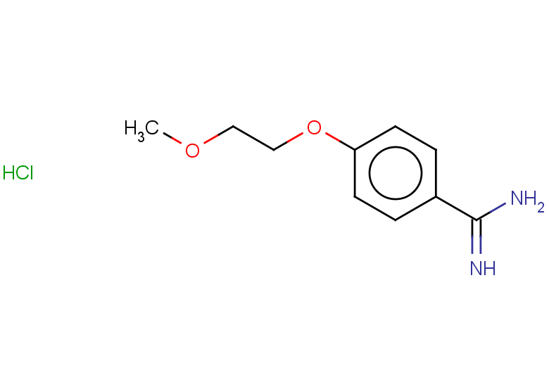 4-(2-methoxyethoxy)benzene-1-carboximidamide hydrochloride