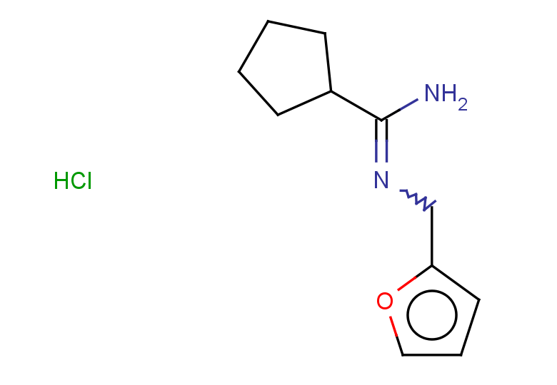 N'-[(furan-2-yl)methyl]cyclopentanecarboximidamide hydrochloride