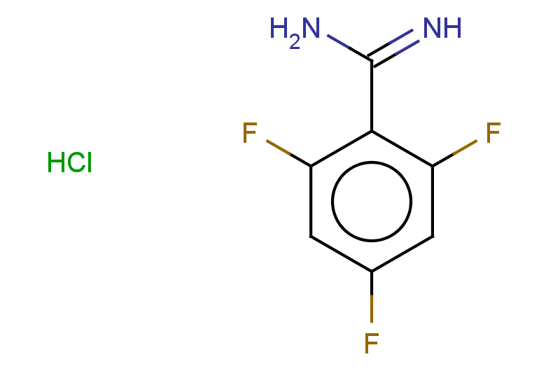 2,4,6-trifluorobenzene-1-carboximidamide hydrochloride