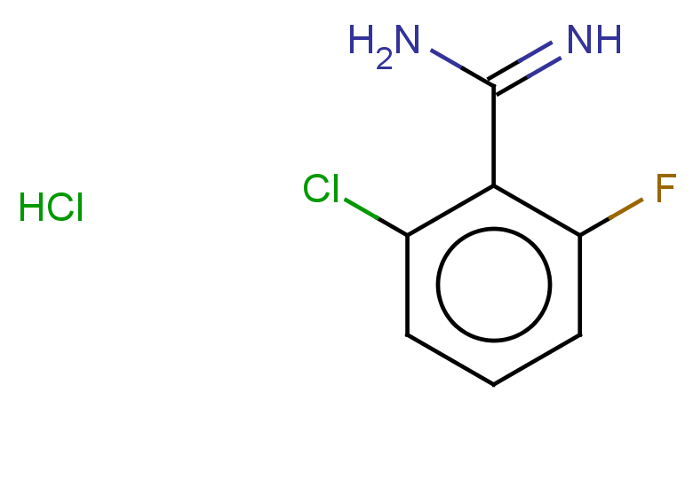 2-chloro-6-fluorobenzene-1-carboximidamide hydrochloride