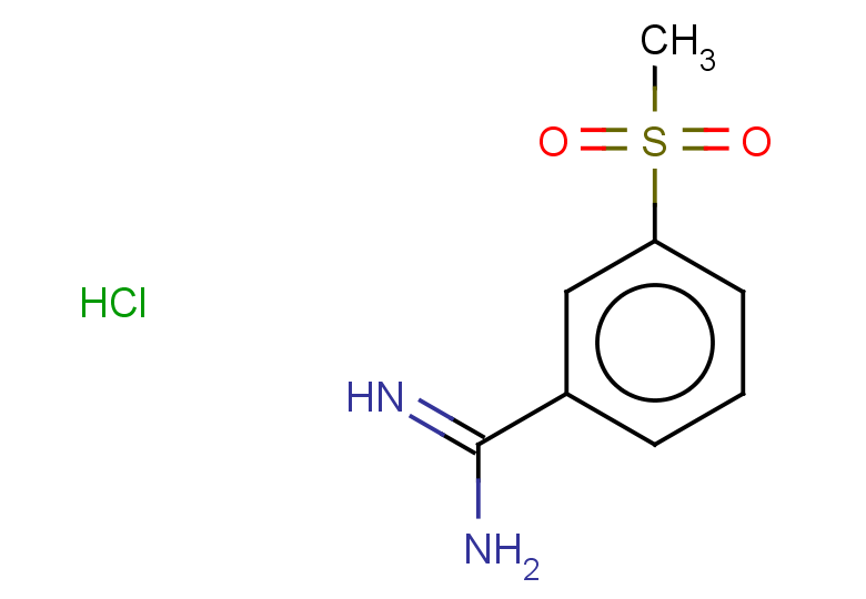 3-methanesulfonylbenzene-1-carboximidamide hydrochloride