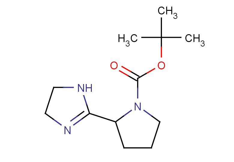 tert-butyl 2-(4,5-dihydro-1H-imidazol-2-yl)pyrrolidine-1-carboxylate