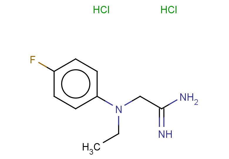 2-[ethyl(4-fluorophenyl)amino]ethanimidamide dihydrochloride