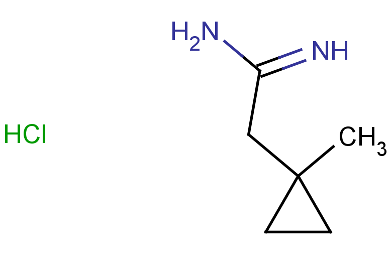 2-(1-methylcyclopropyl)ethanimidamide hydrochloride