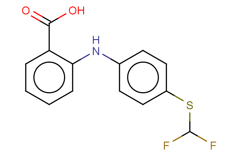 2-({4-[(difluoromethyl)sulfanyl]phenyl}amino)benzoic acid