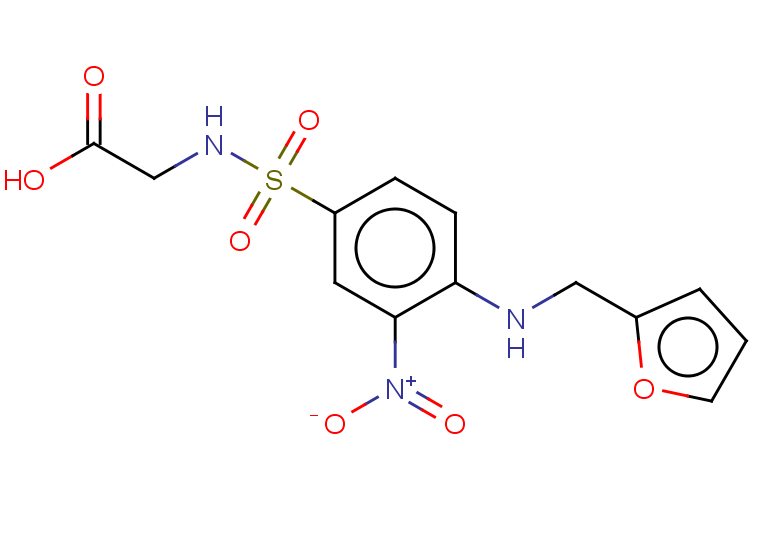 2-{4-[(furan-2-ylmethyl)amino]-3-nitrobenzenesulfonamido}acetic acid