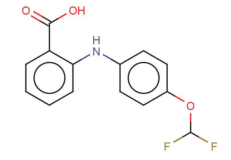 2-{[4-(difluoromethoxy)phenyl]amino}benzoic acid