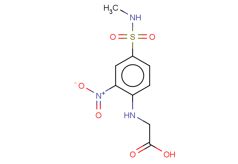 2-{[4-(methylsulfamoyl)-2-nitrophenyl]amino}acetic acid