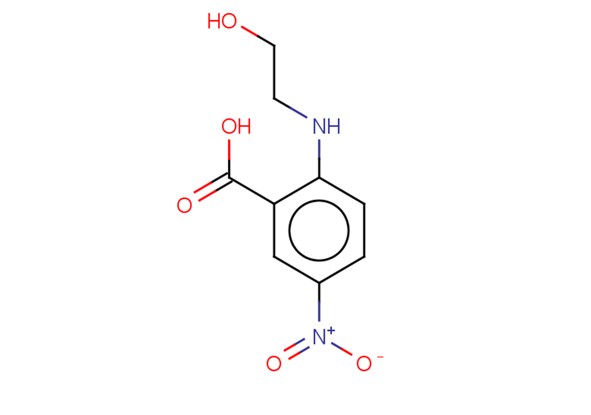 2-[(2-hydroxyethyl)amino]-5-nitrobenzoic acid