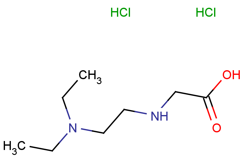 2-{[2-(diethylamino)ethyl]amino}acetic acid dihydrochloride