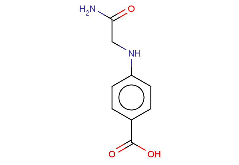 4-[(carbamoylmethyl)amino]benzoic acid