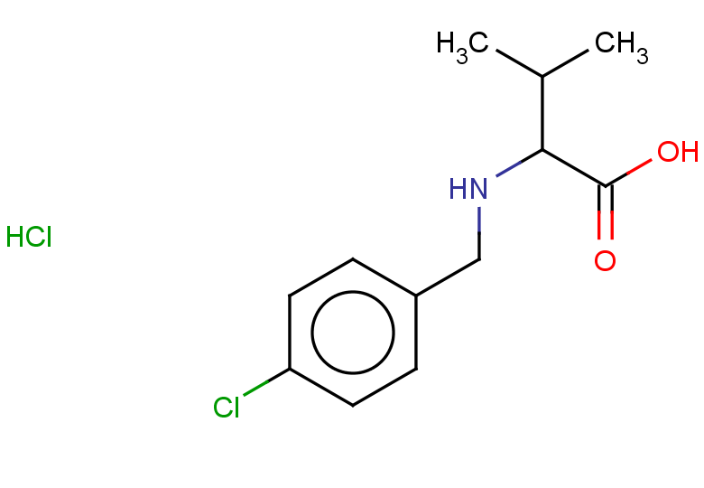 2-{[(4-chlorophenyl)methyl]amino}-3-methylbutanoic acid hydrochloride