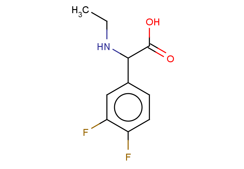 2-(3,4-difluorophenyl)-2-(ethylamino)acetic acid