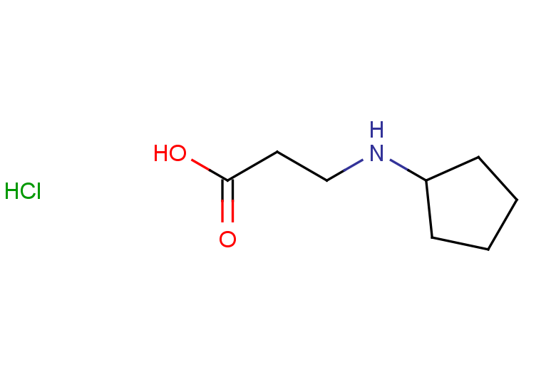 3-(cyclopentylamino)propanoic acid hydrochloride