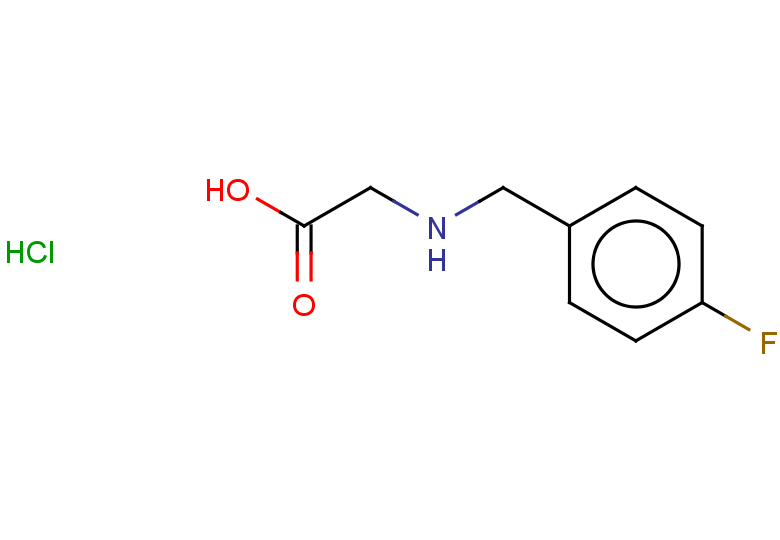2-{[(4-fluorophenyl)methyl]amino}acetic acid hydrochloride