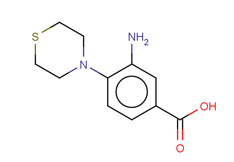 3-amino-4-(thiomorpholin-4-yl)benzoic acid