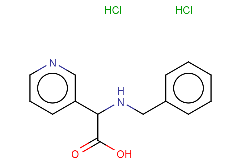 2-(benzylamino)-2-(pyridin-3-yl)acetic acid dihydrochloride