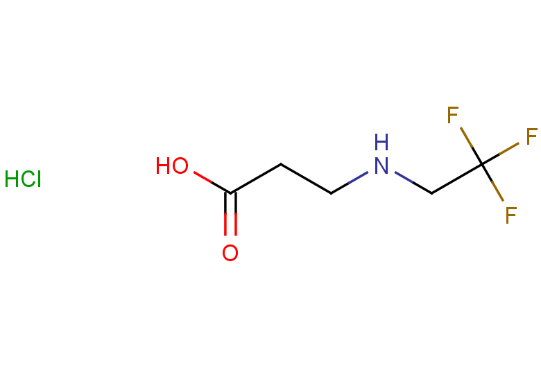 3-[(2,2,2-trifluoroethyl)amino]propanoic acid hydrochloride