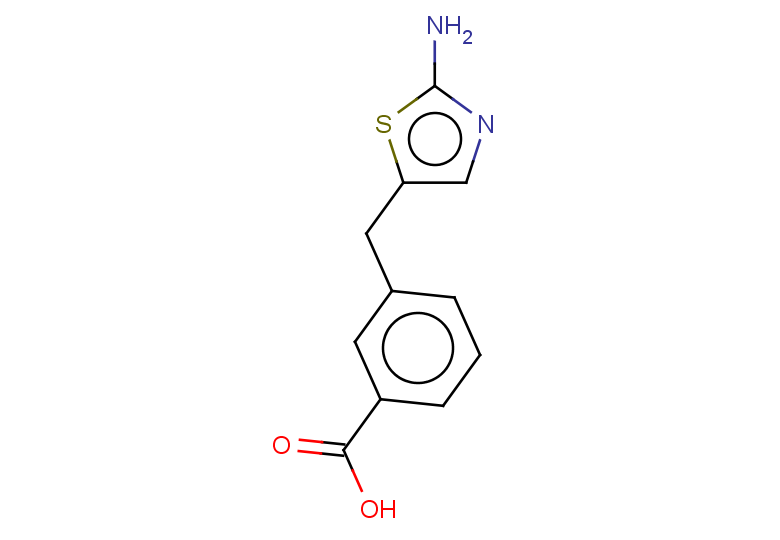 3-[(2-amino-1,3-thiazol-5-yl)methyl]benzoic acid